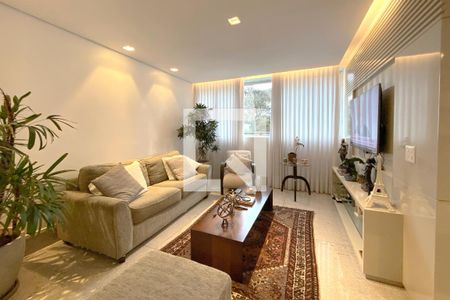 Sala de Estar de apartamento à venda com 4 quartos, 160m² em Anchieta, Belo Horizonte