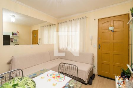 Sala de apartamento à venda com 2 quartos, 42m² em Fazenda da Juta, São Paulo