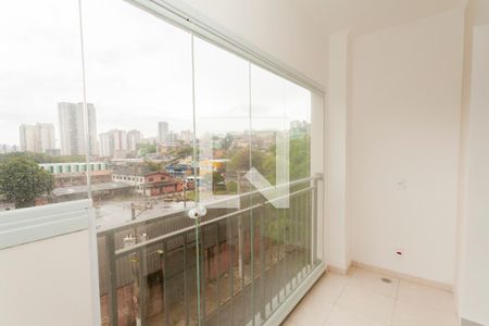 Varanda da Sala de apartamento para alugar com 2 quartos, 48m² em Jardim Santo Antoninho, São Paulo