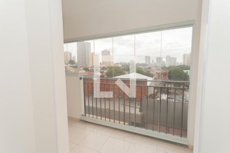 Varanda da Sala de apartamento para alugar com 2 quartos, 48m² em Jardim Santo Antoninho, São Paulo
