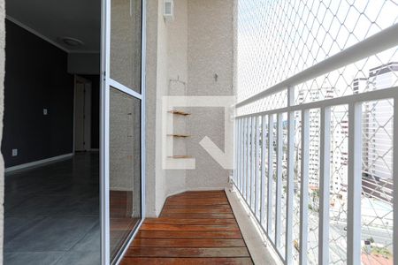 Sacada da Sala de apartamento para alugar com 2 quartos, 70m² em Vila Mogilar, Mogi das Cruzes