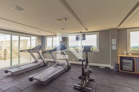 Área comum - Academia de apartamento à venda com 1 quarto, 36m² em Marechal Rondon, Canoas