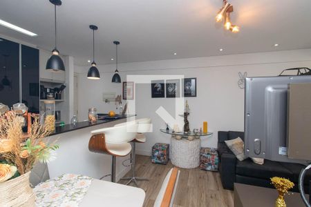Sala de apartamento à venda com 1 quarto, 43m² em Vila Gustavo, São Paulo