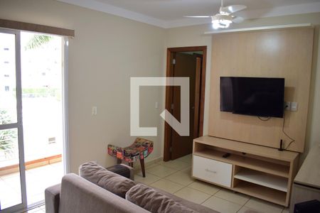 Sala de apartamento para alugar com 1 quarto, 47m² em Subsetor Sul - 7 (s-7), Ribeirão Preto