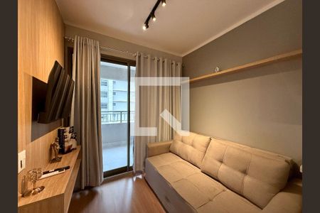 Sala de apartamento à venda com 1 quarto, 33m² em Campo Belo, São Paulo