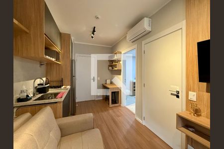 Sala de apartamento à venda com 1 quarto, 33m² em Campo Belo, São Paulo