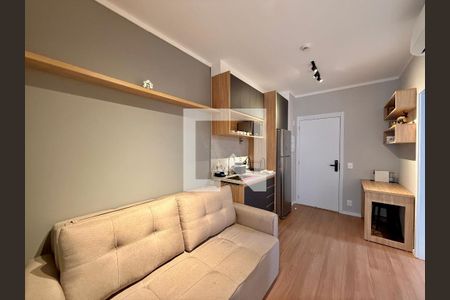 Sala de apartamento à venda com 1 quarto, 33m² em Campo Belo, São Paulo