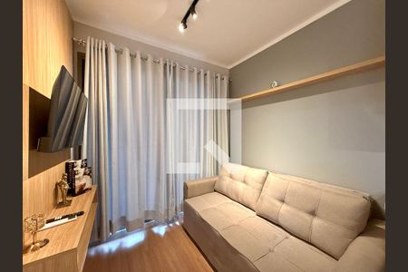 Sala de apartamento à venda com 1 quarto, 33m² em Campo Belo, São Paulo