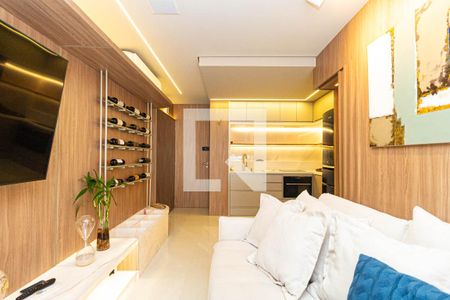 Sala de apartamento à venda com 1 quarto, 42m² em Consolação, São Paulo