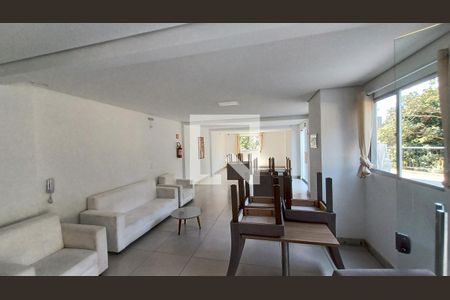 Área comum - Salão de festas de apartamento para alugar com 2 quartos, 59m² em Goiânia, Belo Horizonte