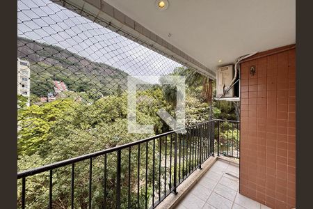 Varanda da sala de apartamento à venda com 3 quartos, 86m² em Botafogo, Rio de Janeiro