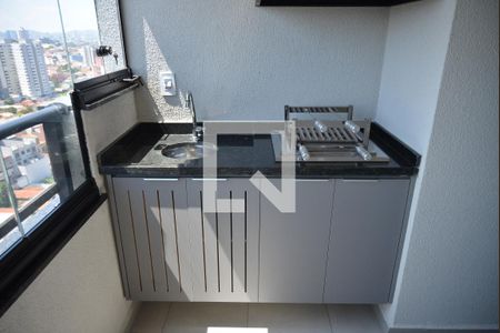 Varanda gourmet de apartamento para alugar com 2 quartos, 64m² em Parque das Nações, Santo André