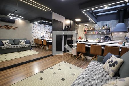 Sala de apartamento à venda com 2 quartos, 49m² em Vila Leopoldina, Santo André