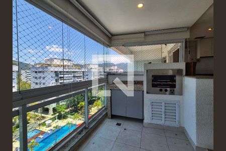 Varanda da Sala de apartamento à venda com 4 quartos, 316m² em Recreio dos Bandeirantes, Rio de Janeiro