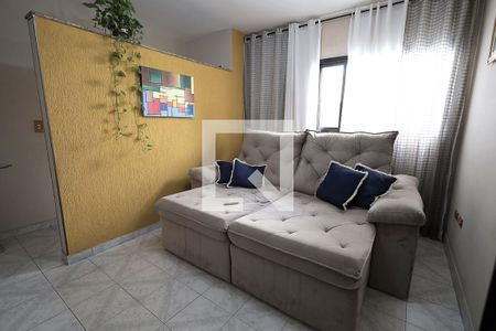 Sala de apartamento à venda com 2 quartos, 62m² em Vila Homero Thon, Santo André