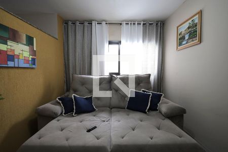 Sala de apartamento à venda com 2 quartos, 62m² em Vila Homero Thon, Santo André
