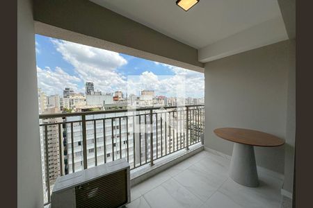 Varanda de kitnet/studio para alugar com 1 quarto, 26m² em Perdizes, São Paulo