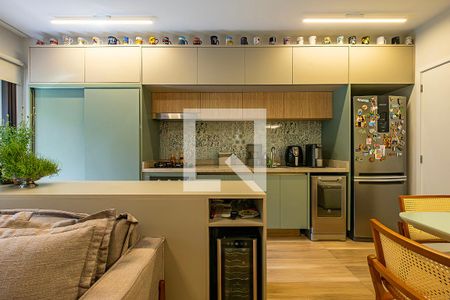 Sala/Cozinha de apartamento para alugar com 2 quartos, 70m² em Vila Madalena, São Paulo