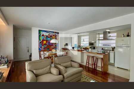 Sala de apartamento para alugar com 2 quartos, 104m² em Cerqueira César, São Paulo