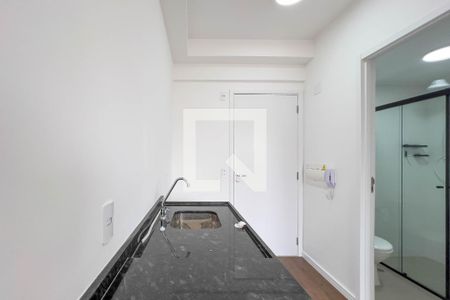 Cozinha de kitnet/studio para alugar com 1 quarto, 23m² em Vila Mariana, São Paulo