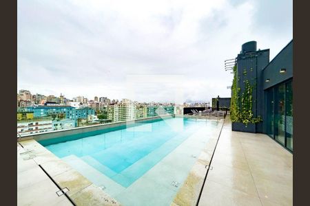 Área comum - Piscina de kitnet/studio para alugar com 1 quarto, 30m² em Cidade Baixa, Porto Alegre