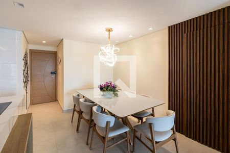 Sala de apartamento para alugar com 3 quartos, 110m² em Maracanã, Praia Grande