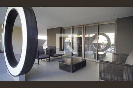 Hall de entrada salão festas  de kitnet/studio para alugar com 1 quarto, 51m² em Petrópolis, Porto Alegre