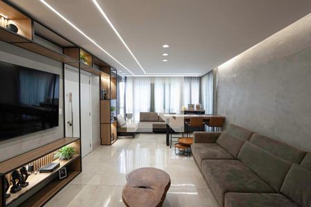 Sala de apartamento à venda com 4 quartos, 158m² em Castelo, Belo Horizonte
