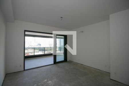 Sala de Estar e Jantar de apartamento à venda com 3 quartos, 130m² em Pinheiros, São Paulo