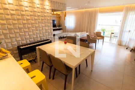 SALA DE JANTAR de apartamento à venda com 3 quartos, 131m² em Fazenda São Quirino, Campinas
