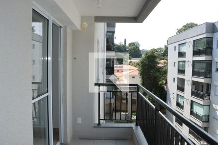 Varanda da Sala/Cozinha de apartamento para alugar com 2 quartos, 56m² em Jardim Recanto Suave, Cotia