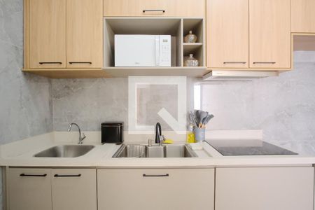 Sala/Cozinha de kitnet/studio para alugar com 1 quarto, 26m² em Vila Zilda, São Paulo