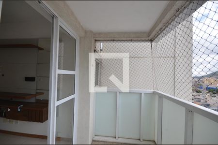 Varanda da Sala de apartamento para alugar com 2 quartos, 56m² em Campinho, Rio de Janeiro