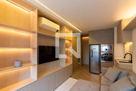 Sala de apartamento à venda com 1 quarto, 45m² em Itaim Bibi, São Paulo