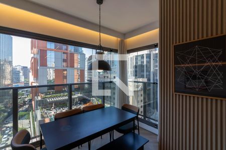 Sala de Jantar de apartamento à venda com 1 quarto, 45m² em Itaim Bibi, São Paulo