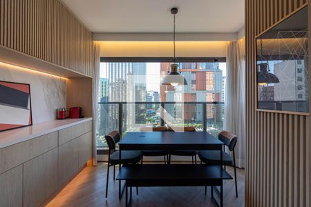 Sala de Jantar de apartamento à venda com 1 quarto, 45m² em Itaim Bibi, São Paulo