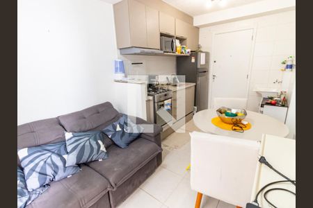 Sala/Cozinha de apartamento para alugar com 1 quarto, 28m² em Belenzinho, São Paulo