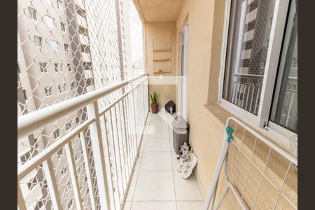 Varanda da Sala/Cozinha de apartamento para alugar com 1 quarto, 28m² em Belenzinho, São Paulo