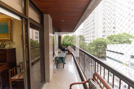 Varanda da Sala de apartamento à venda com 3 quartos, 166m² em Icaraí, Niterói