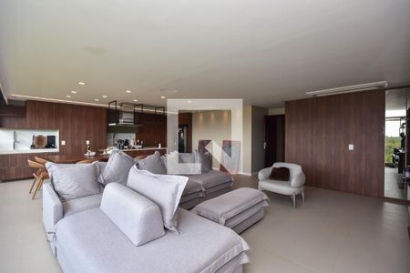 Sala de apartamento para alugar com 2 quartos, 142m² em Jardim Fonte do Morumbi, São Paulo