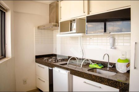 Sala/Cozinha de apartamento para alugar com 1 quarto, 50m² em Alto da Glória, Goiânia