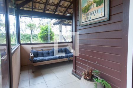 Varanda da Sala de casa de condomínio à venda com 4 quartos, 220m² em Nova Lima, Nova Lima