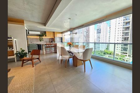 Sala de apartamento para alugar com 3 quartos, 161m² em Campo Belo, São Paulo