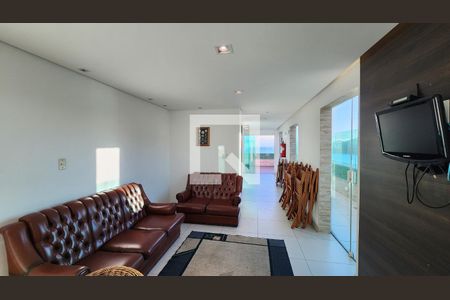 Área comum - Salão de festas de apartamento para alugar com 3 quartos, 160m² em José Menino, Santos