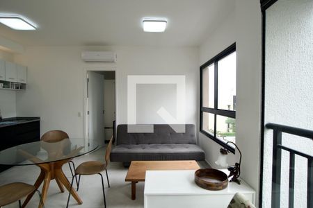 Sala de apartamento à venda com 1 quarto, 45m² em Pinheiros, São Paulo