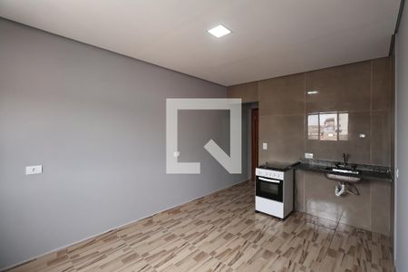 Sala de casa para alugar com 1 quarto, 30m² em Vila Palmares, Santo André