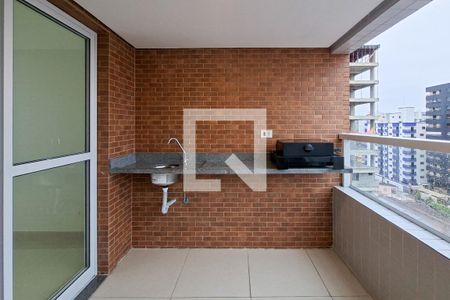 Sacada de apartamento para alugar com 1 quarto, 48m² em Guilhermina, Praia Grande