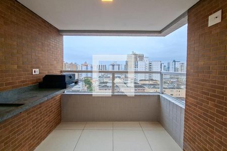 Sacada de apartamento para alugar com 1 quarto, 48m² em Guilhermina, Praia Grande