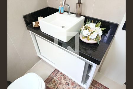 Banheiro social de apartamento à venda com 1 quarto, 86m² em Jardim Paulista, São Paulo