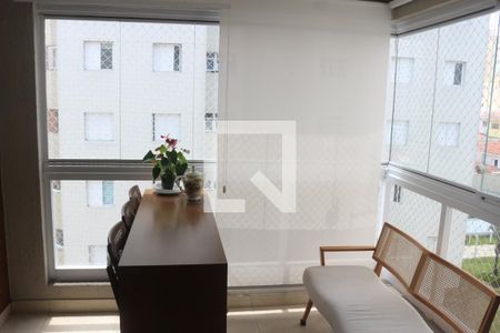 Varanda da Sala de apartamento à venda com 3 quartos, 124m² em Olímpico, São Caetano do Sul